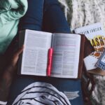 person, reading, books